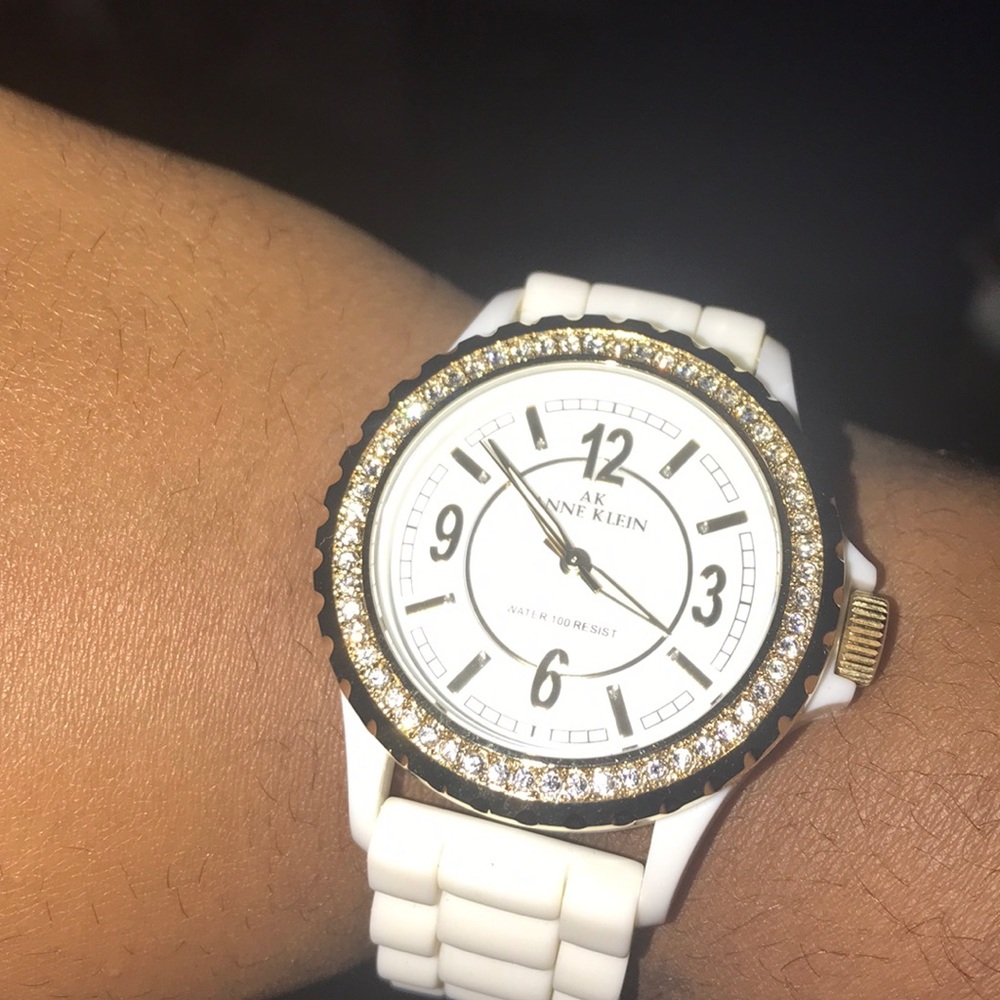 Anne Klein White Watch